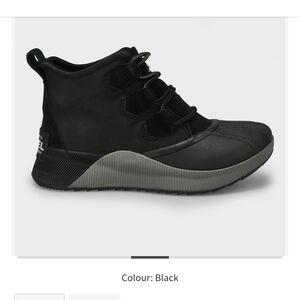 Sorel Black High-Top Boot "Out N About"